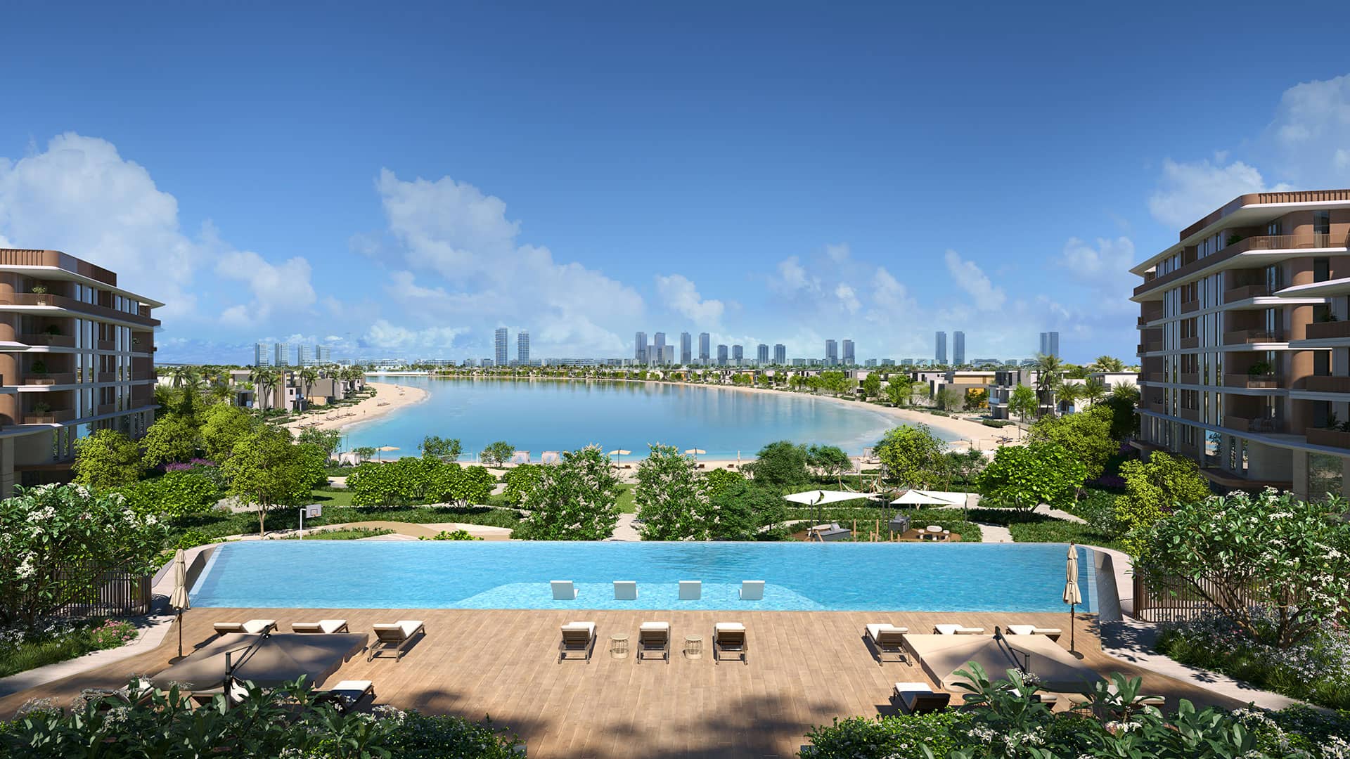Palm Central — vue mer