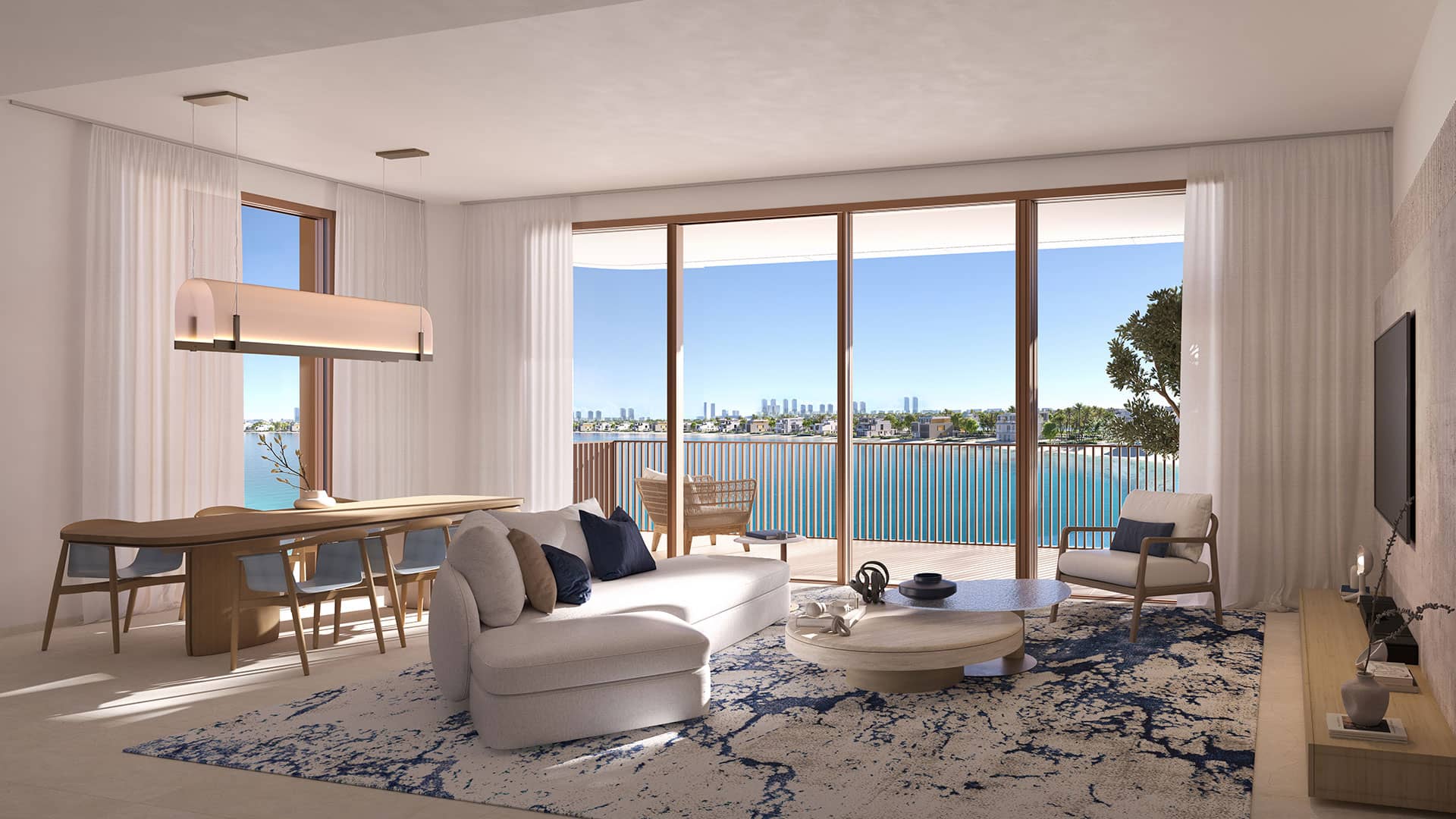 Palm Central — plage privée